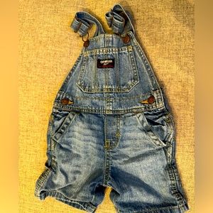 -Denim OshKosh brand VestBak short overalls